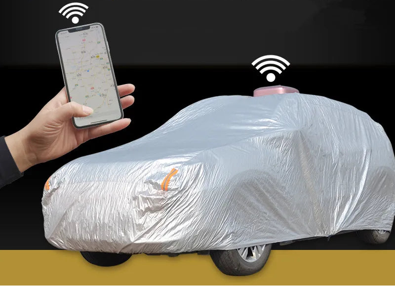 Husă Auto Electrică Retractabilă cu Telecomandă – Protecție UV, Ploaie și Zăpadă