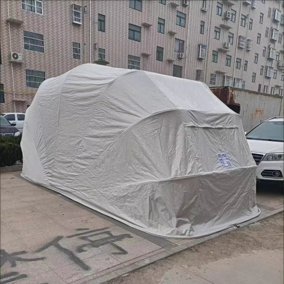Cort Auto Pliabil Manual – Garaj Portabil cu Husă de Depozitare