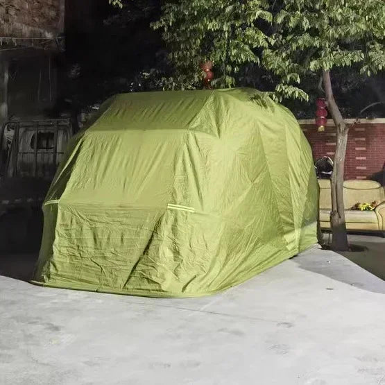 Cort Auto Pliabil Manual – Garaj Portabil cu Husă de Depozitare