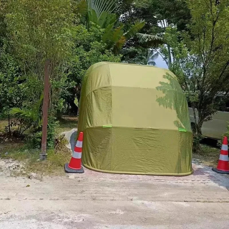 Cort Auto Pliabil Manual – Garaj Portabil cu Husă de Depozitare