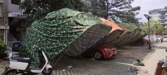 Cort Auto Pliabil Manual – Garaj Portabil cu Husă de Depozitare