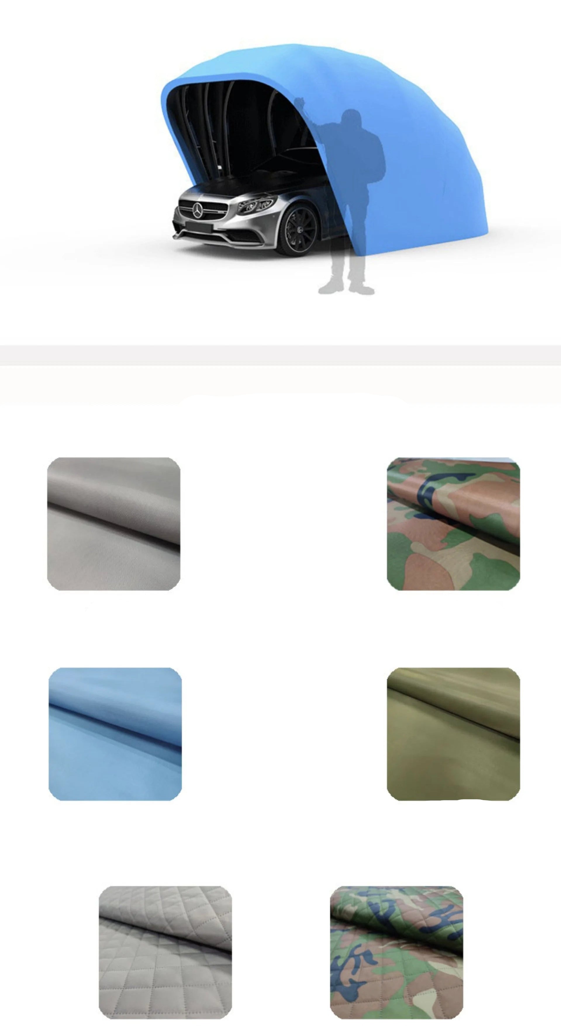 Copertină Auto Telescopică 6M – Garaj Pliabil Semi & Complet Automat