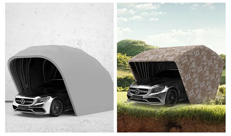 Copertină Auto Telescopică 6M – Garaj Pliabil Semi & Complet Automat